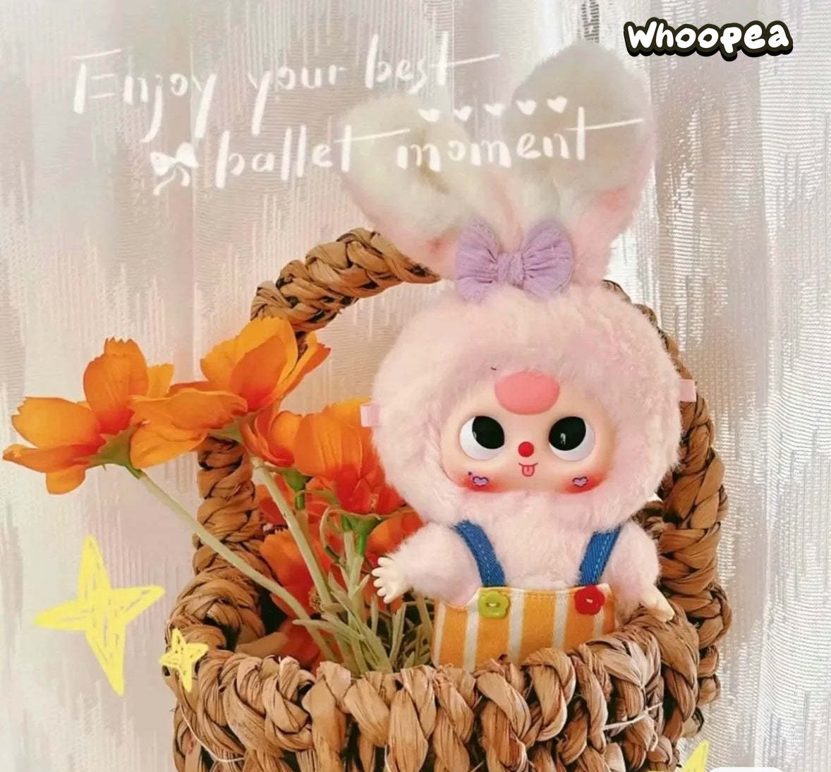 Baby Three Macaron Cute Bunny Series Plush Dolls, Blind Box