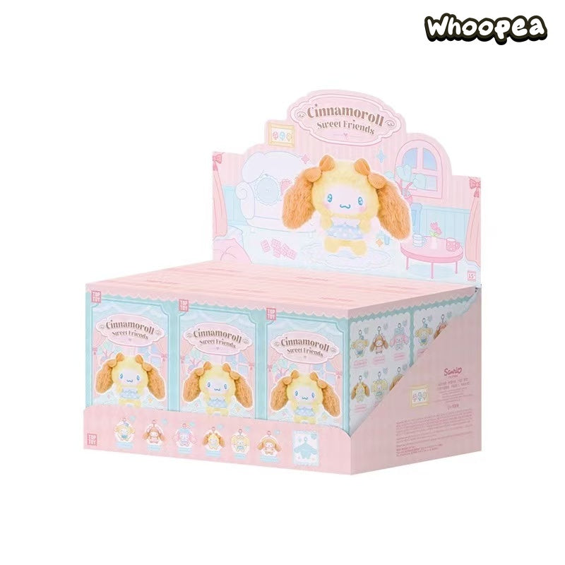 SANRI0 Cinnamoroll Sweet Friends Series Plush Keychain Blind Box (PRE-ORDER)