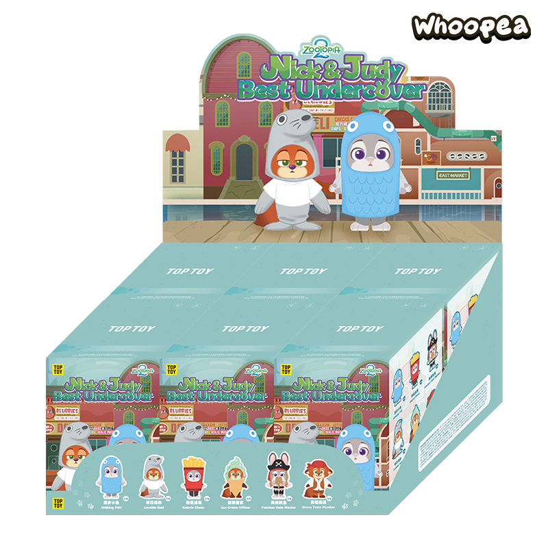 ZOOTOPIA 2 NICK and JUDY Best Undercover Keychain Plush Series Figure Blind Box