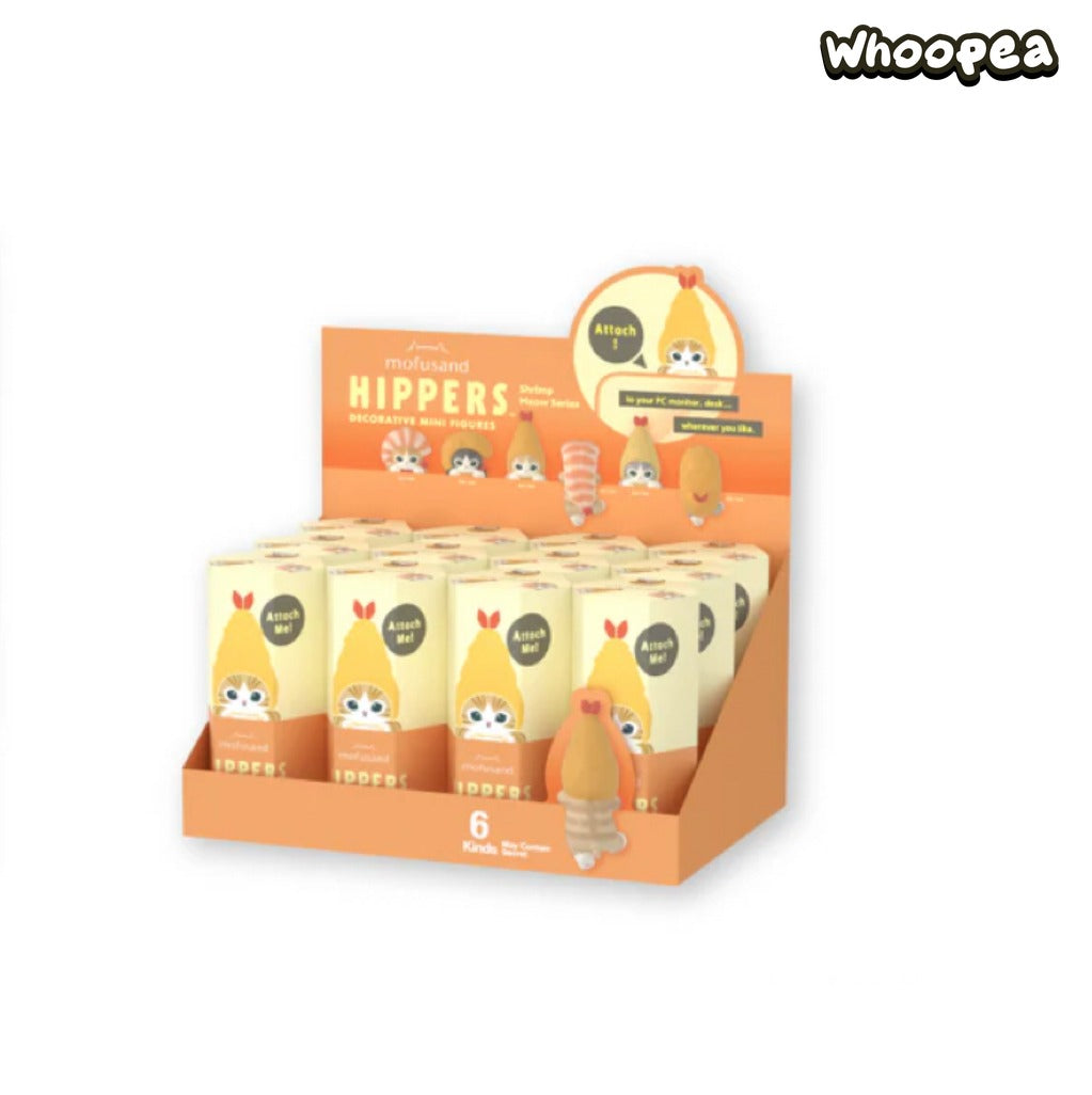 Sonny Angel × Mofusand Shrimp Meow Series Hippers Decorative Mini Figures Blind Box (PRE-ORDER)