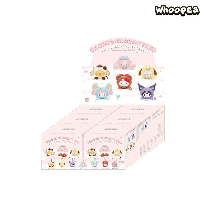 SANRI0 Sweet Whispers Stickers Series Plush Charm Blind Box (PRE-ORDER)