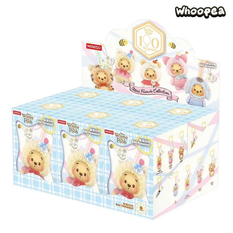DSN Winnie the Pooh Naughty Party Series Vinyl Plush Pendant Blind Box