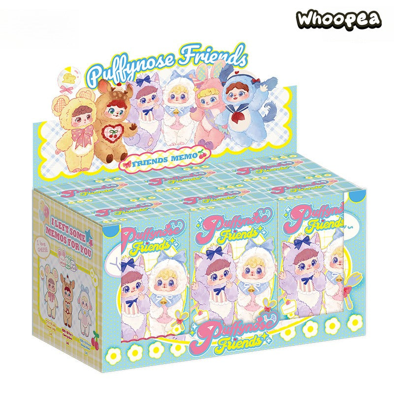 Puffynose Friends Memo Series Plush Pendant Blind Box