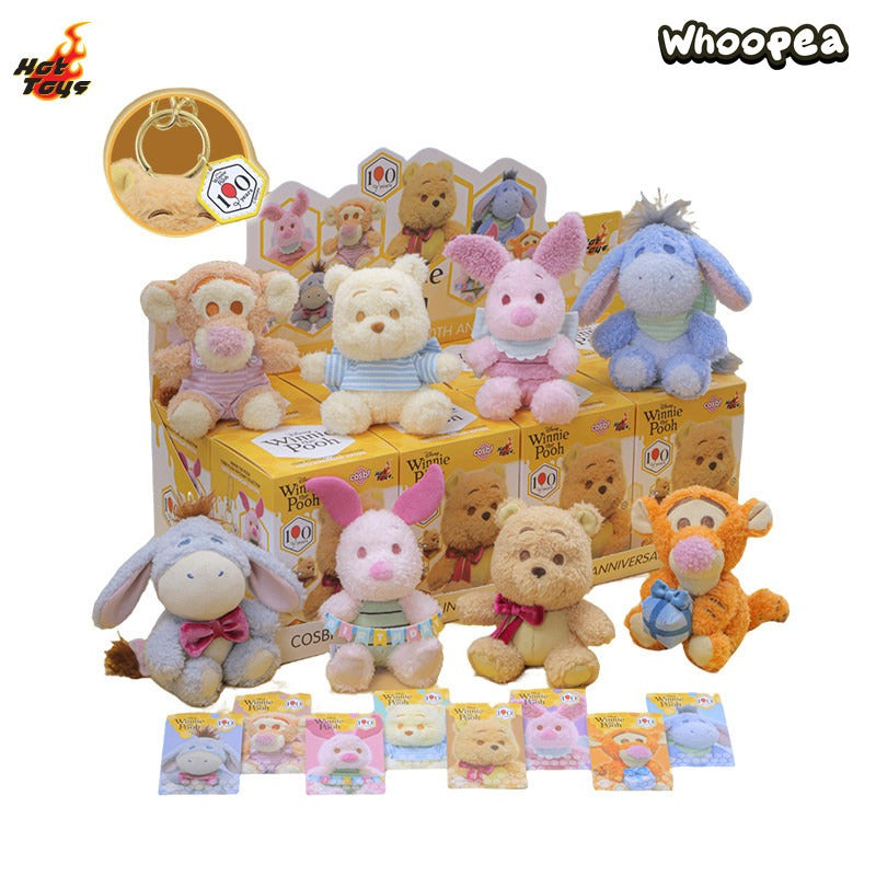 DSN Winnie the Pooh 100th Anniversary Edition Series Plush Pendant Blind Box