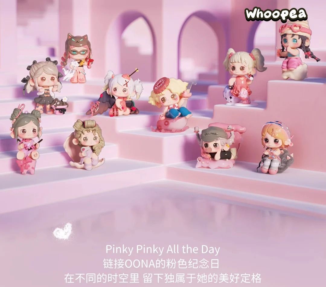 OONA-All Pink Day Series Figures, Blind Box
