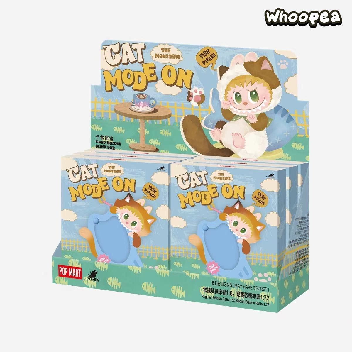 POP MART THE MONSTERS CAT MODE ON SERIES - Card Holder Blind Box (PRE-ORDER)