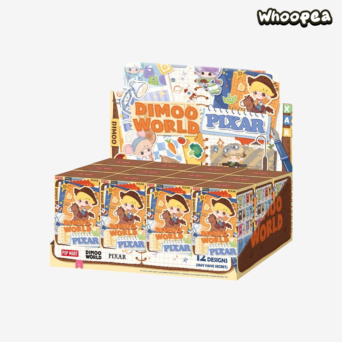 POP MART DIMOO WORLD × PIXAR Series Figure Blind Box (PRE-ORDER)