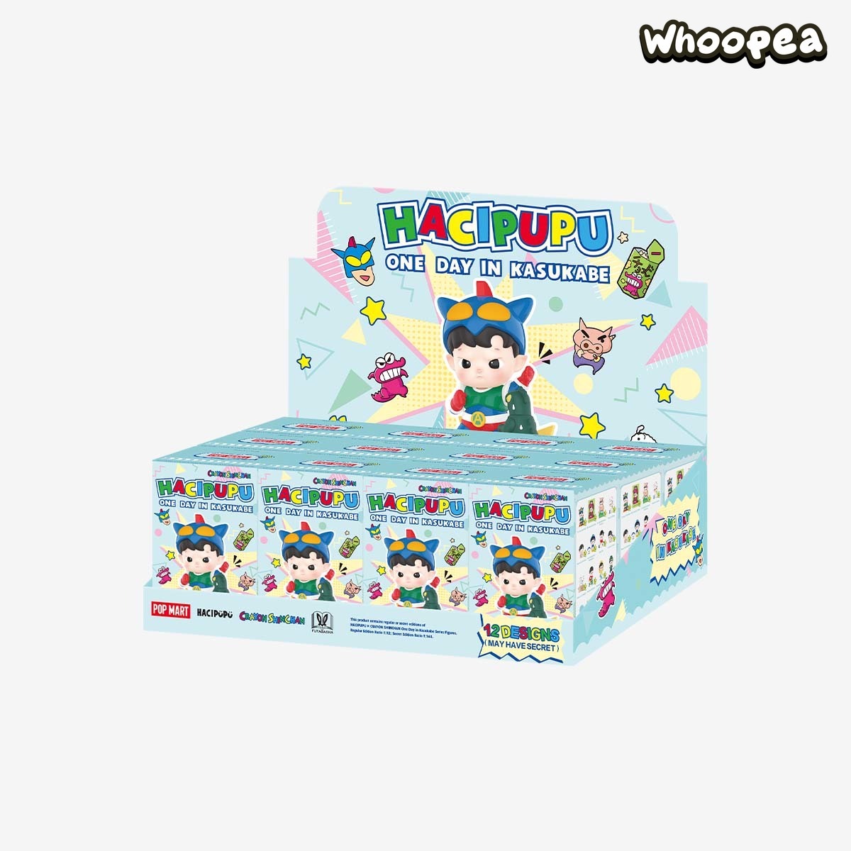 POP MART HACIPUPU x CRAYON SHINCHAN One Day in Kasukabe Series Figures (PRE-ORDER)