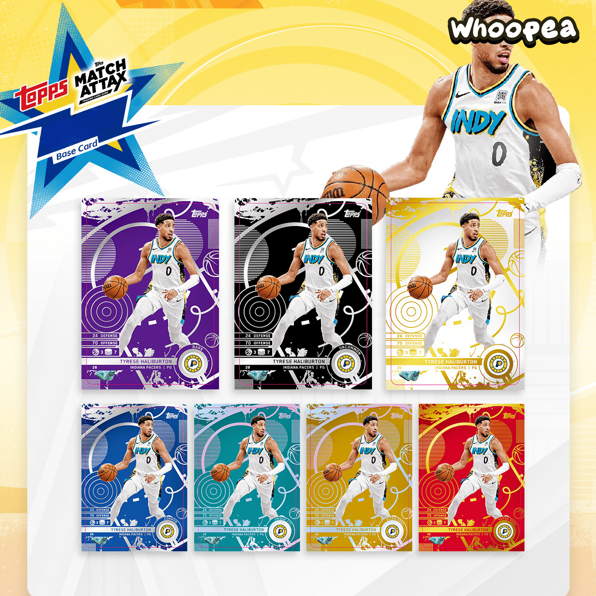 Topps 2025-26 NBA Match Attax Series Trading Card Blind Box – WHOOPEA