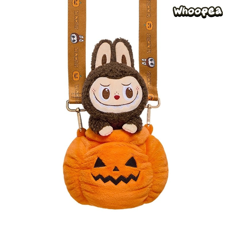 LABUBU Halloween Magic of Pumpkin Series Plush Mini Bag, POP LAND