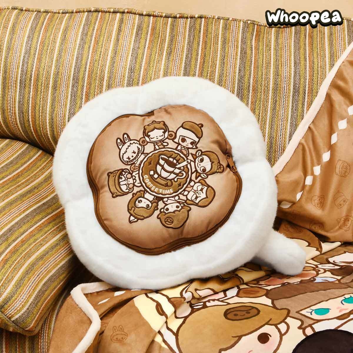POP BEAN Coffee Factory Series-Blanket & Pillow Set – WHOOPEA