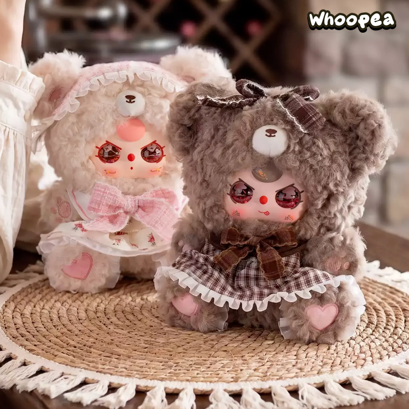 写真絵本『Sweet Wishes』TEDDY BEAR BABYDOLL Baby Three Juddy Bear 400% Series Plush Doll Blind Box – WHOOPEA