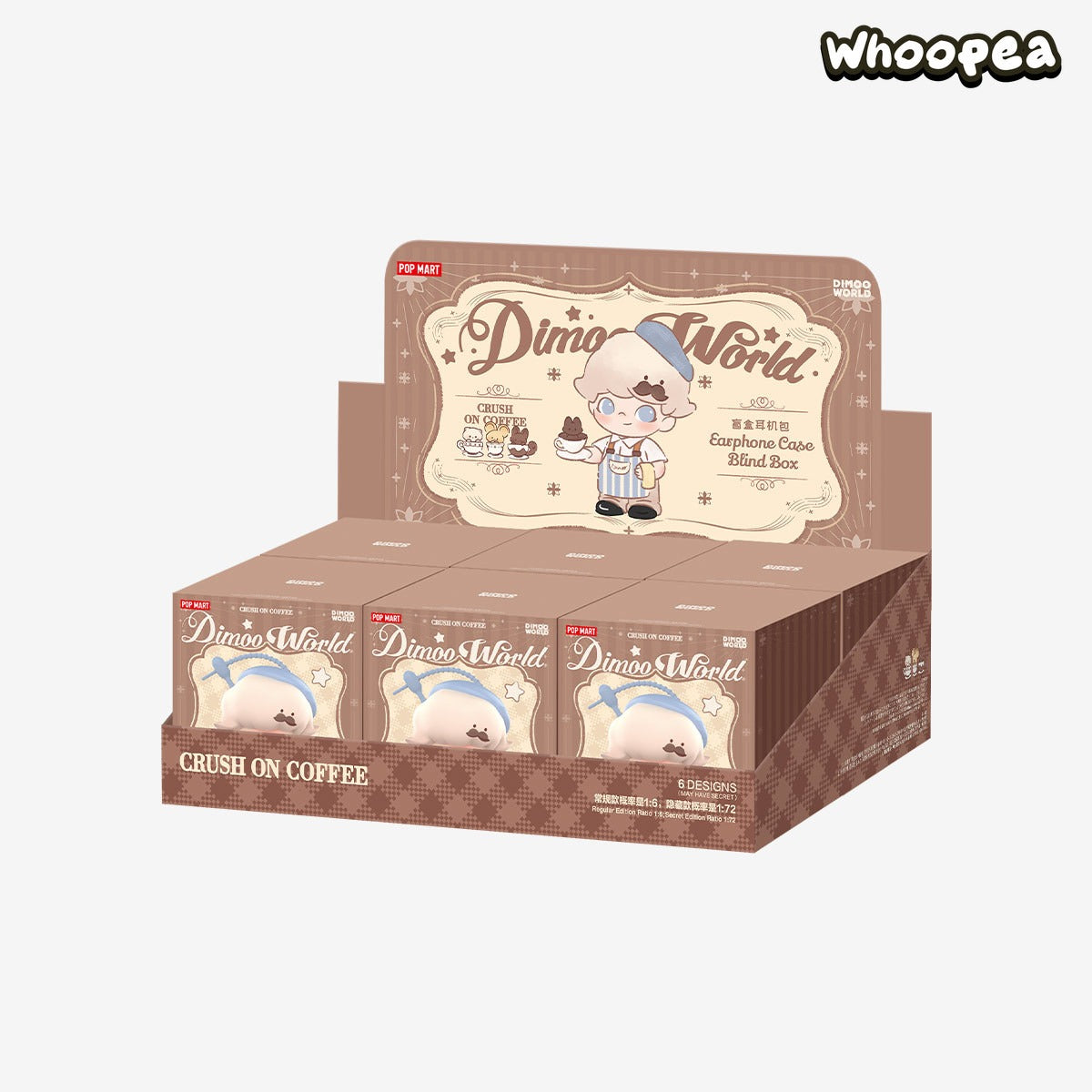 DIMOO Crush on Coffee Series-Earphone Case Blind Box