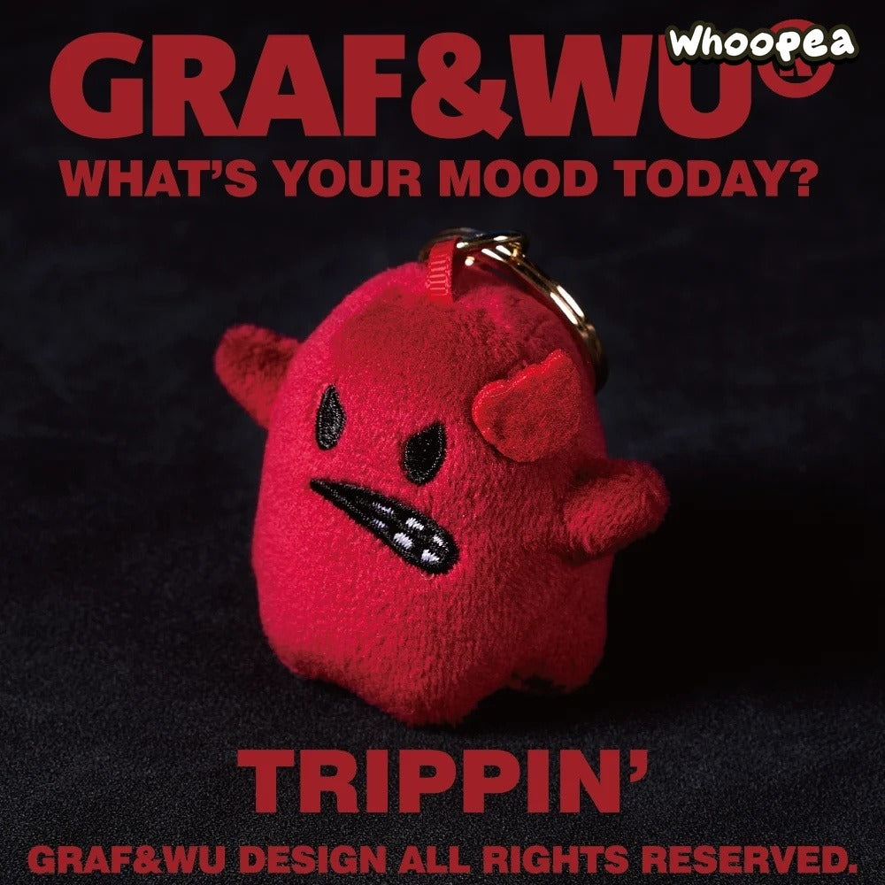 GRAF&WU What's Your Mood Today? Mini Series Ghosts Keychain Collection