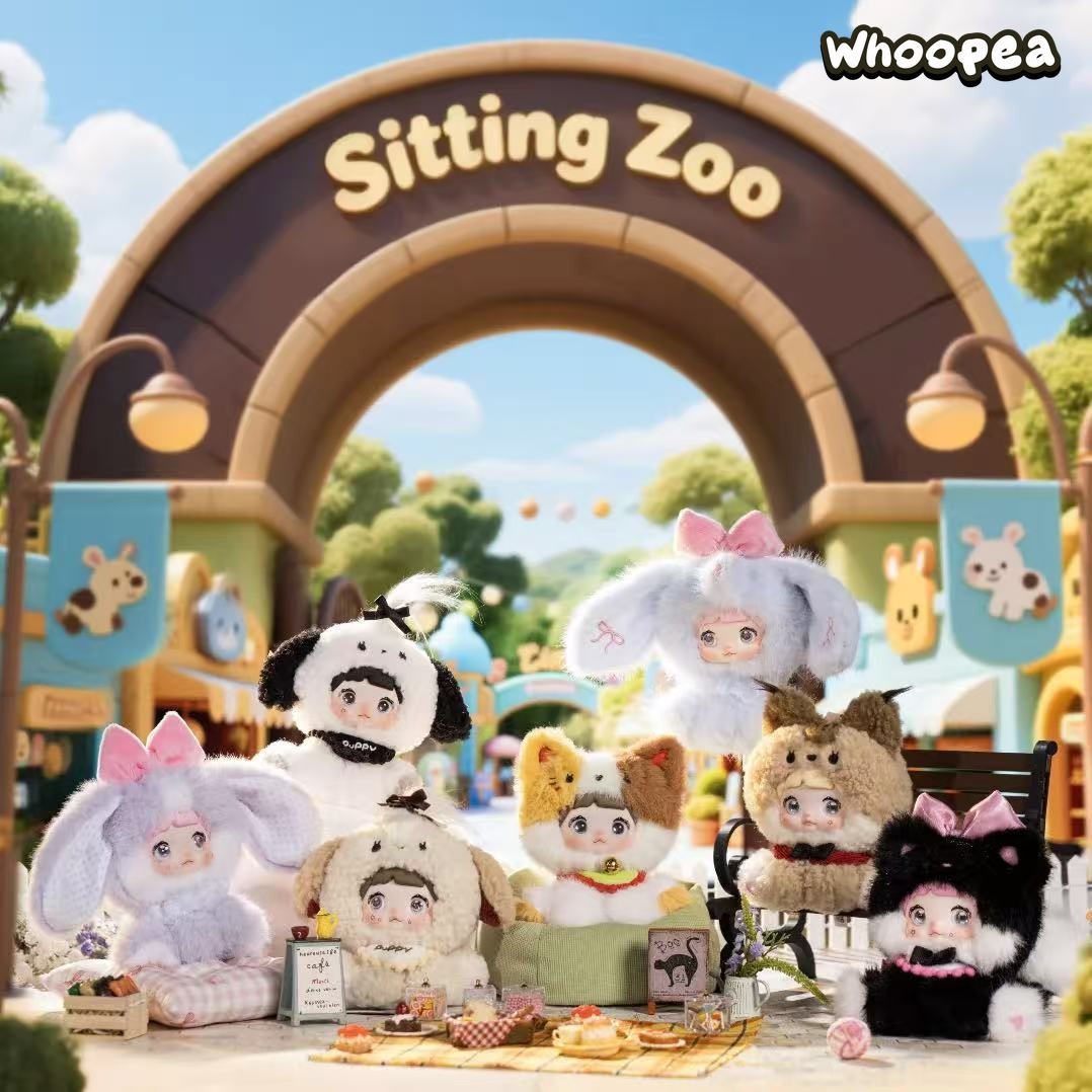 Nommi Sitting Zoo Series Vinyl Plush Doll Keychain Blind Box – WHOOPEA