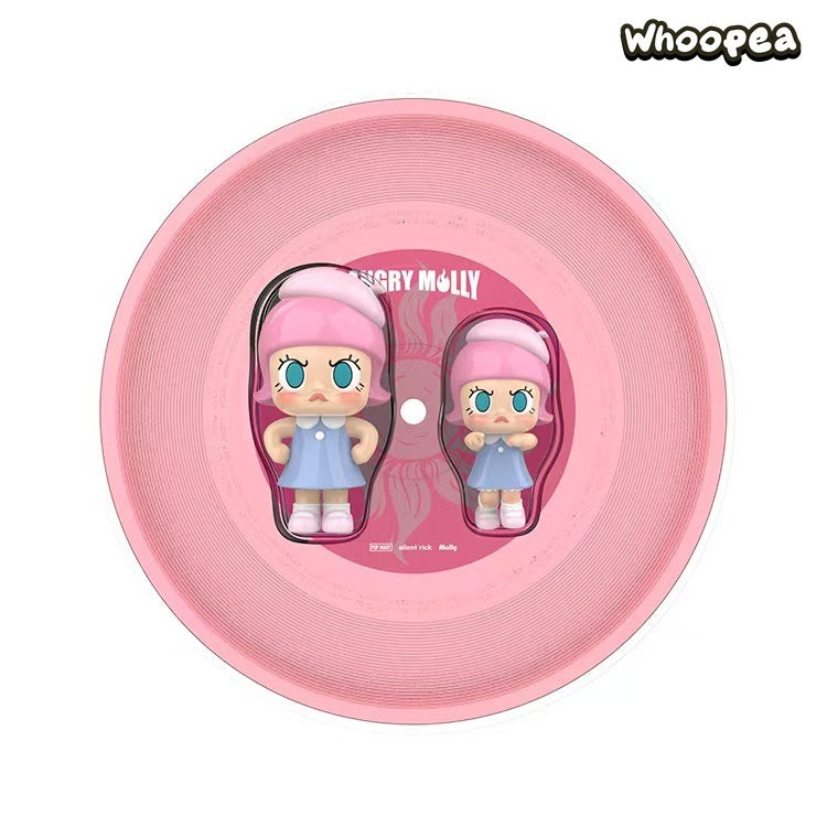 POP MART MOLLY 20th Anniversary Angry Molly Single Record Set 