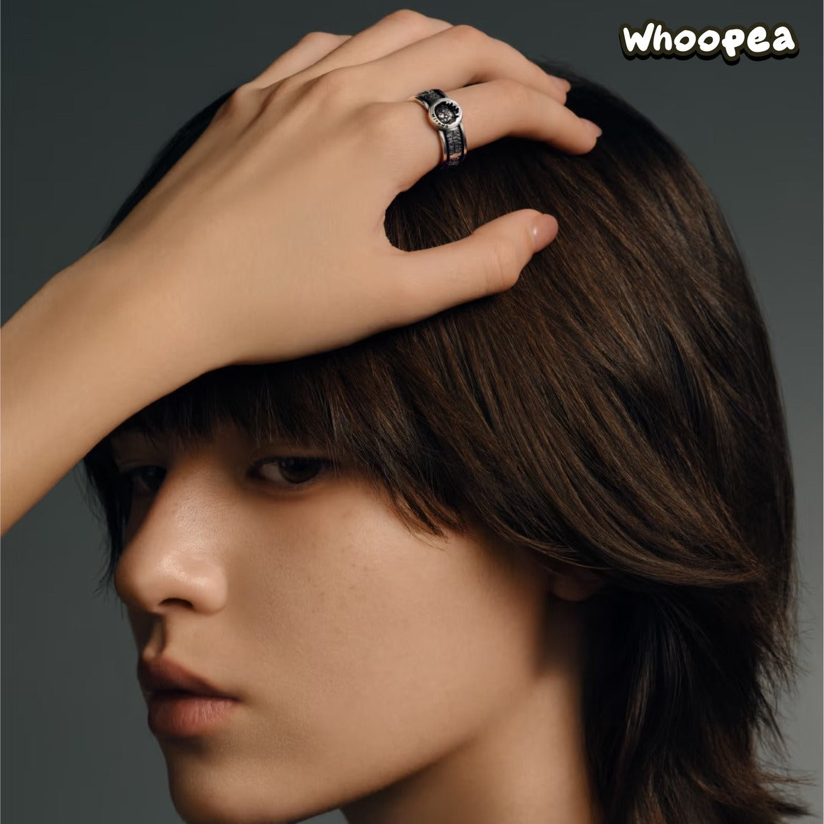 POPOP Jewelry HIRONO Fight for Joy Series Challenge Letter Ring