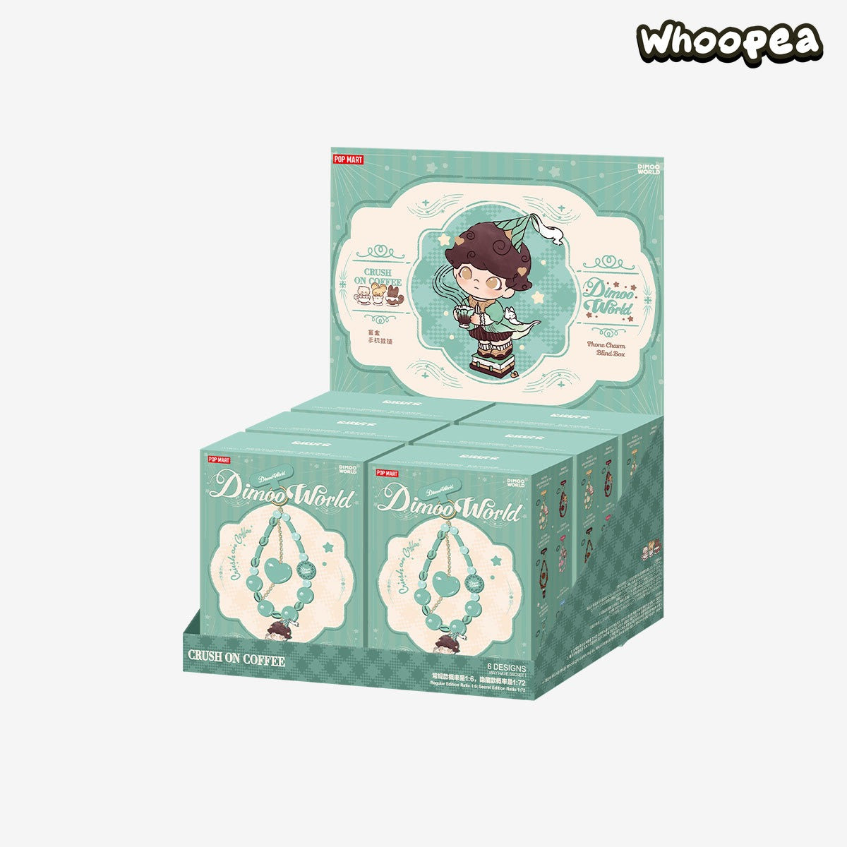 DIMOO Crush on Coffee Series-Phone Charm Blind Box