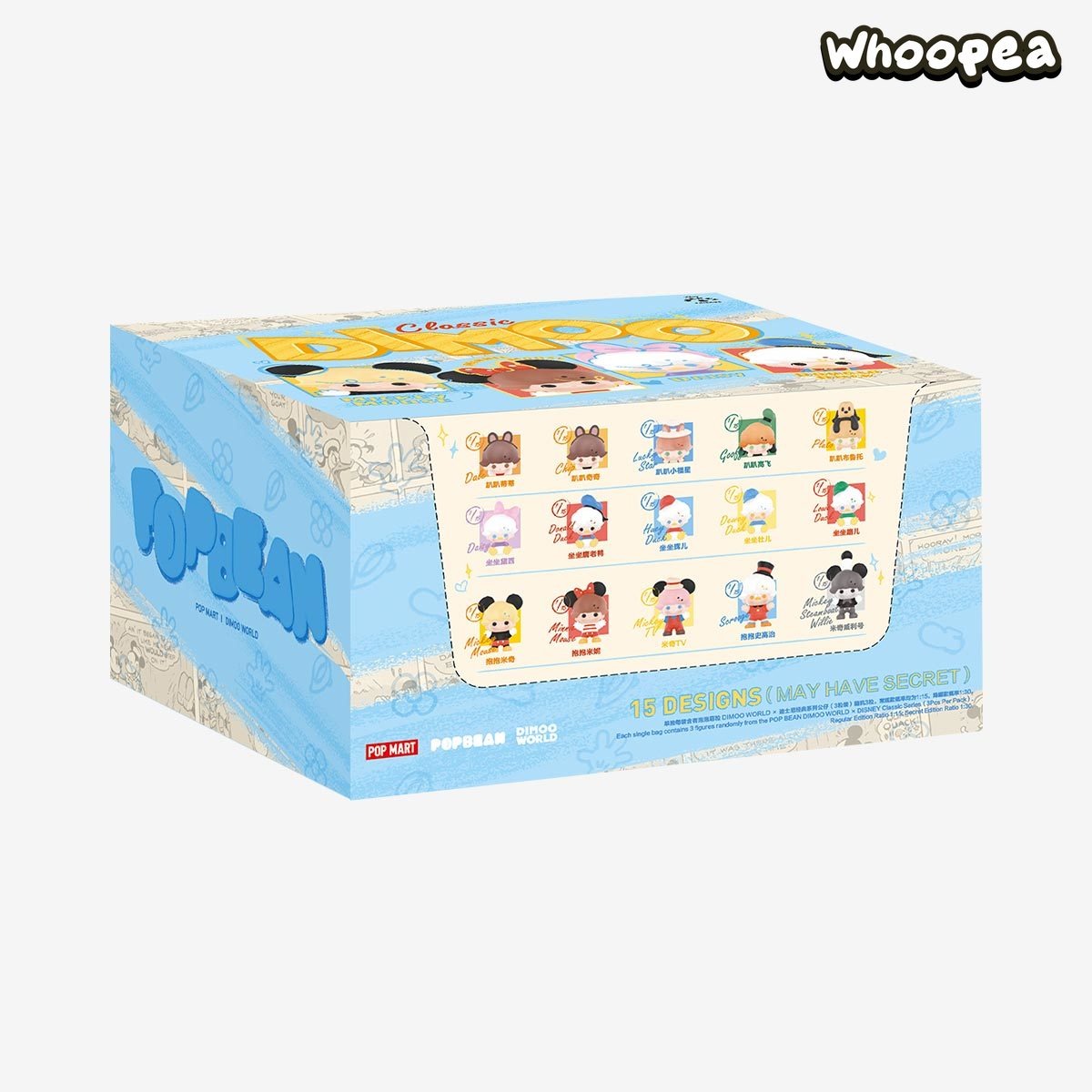 POP BEAN DIMOO WORLD × DSN Classic Series(3Pcs Per Pack)