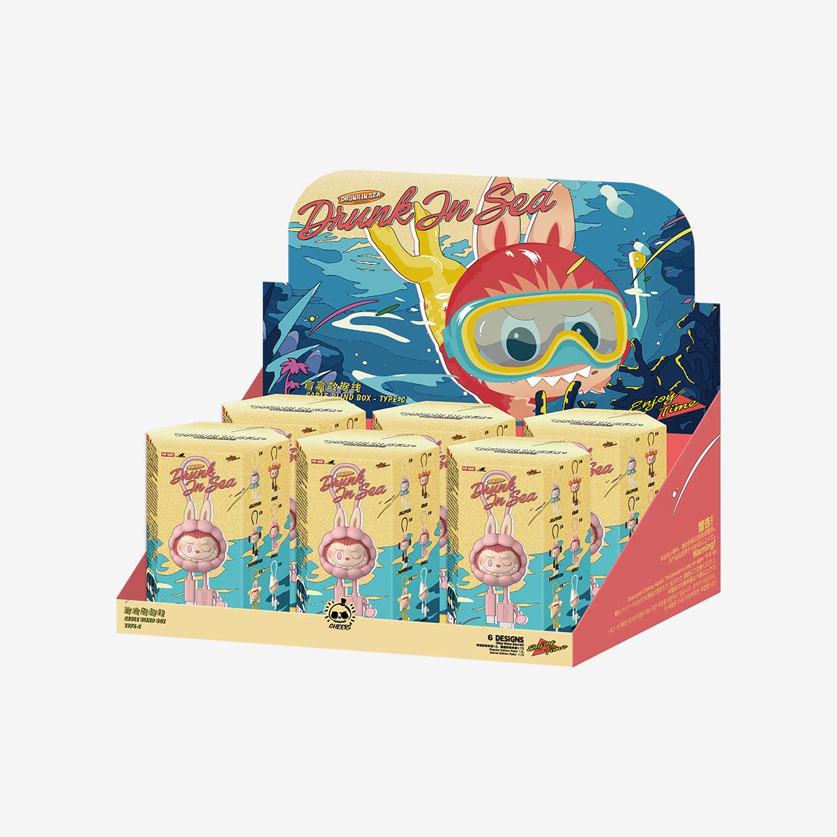 THE MONSTERS LABUBU Enchanted by the Seaside Series-Cable Blind Box