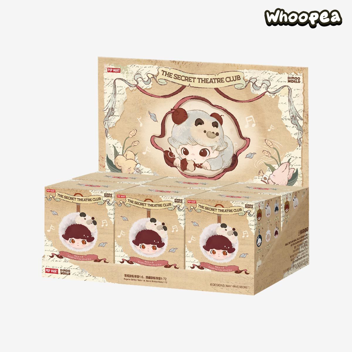 POP MART DIMOO The Secret Theatre Club Series Earphone Case Blind Box