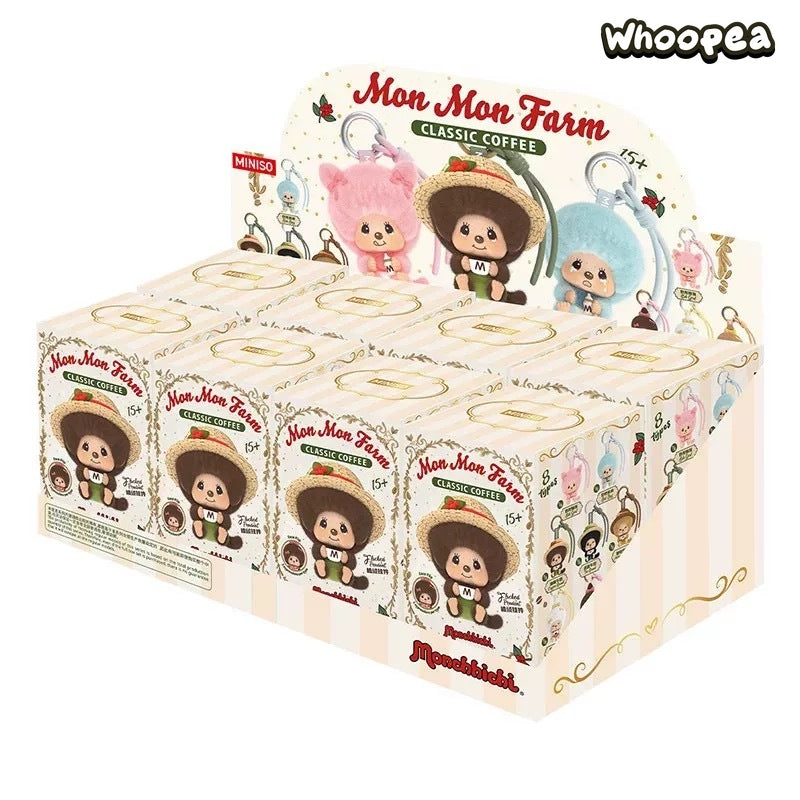 Monchhichi Coffee Farm Series Face‑changing Pendant Blind Box