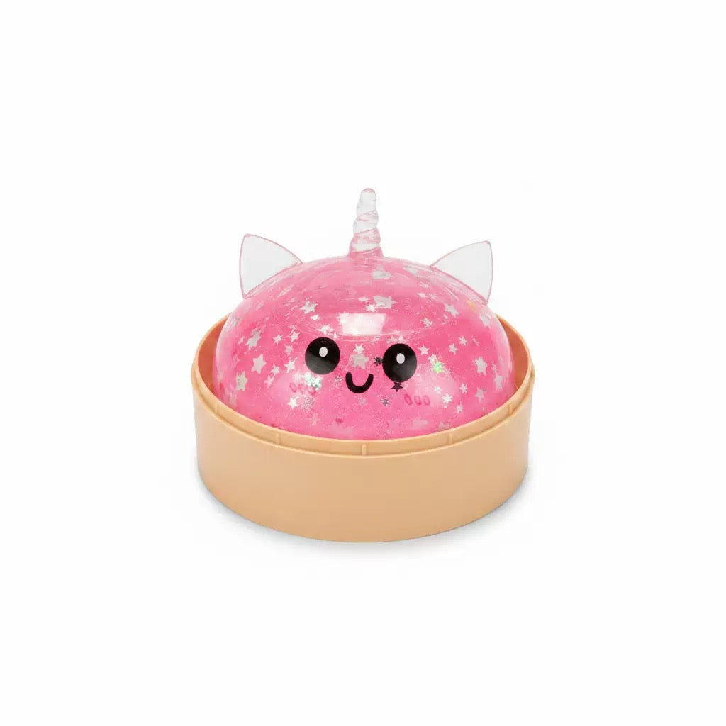 Glitter Gel‑Filled Dumpling Squishy Toys - Sensory Fidget Toy