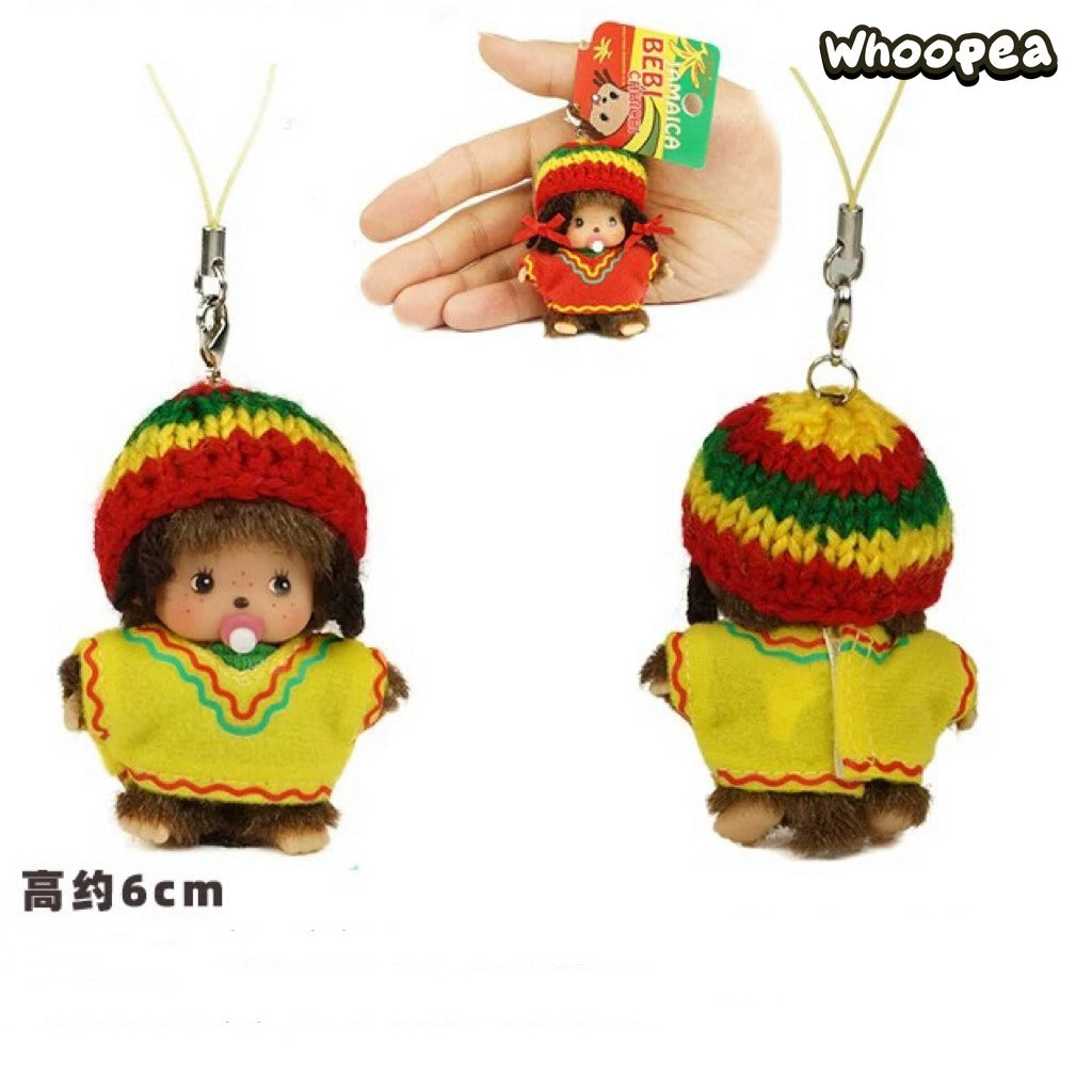 Monchichi Plush Pendant Dolls