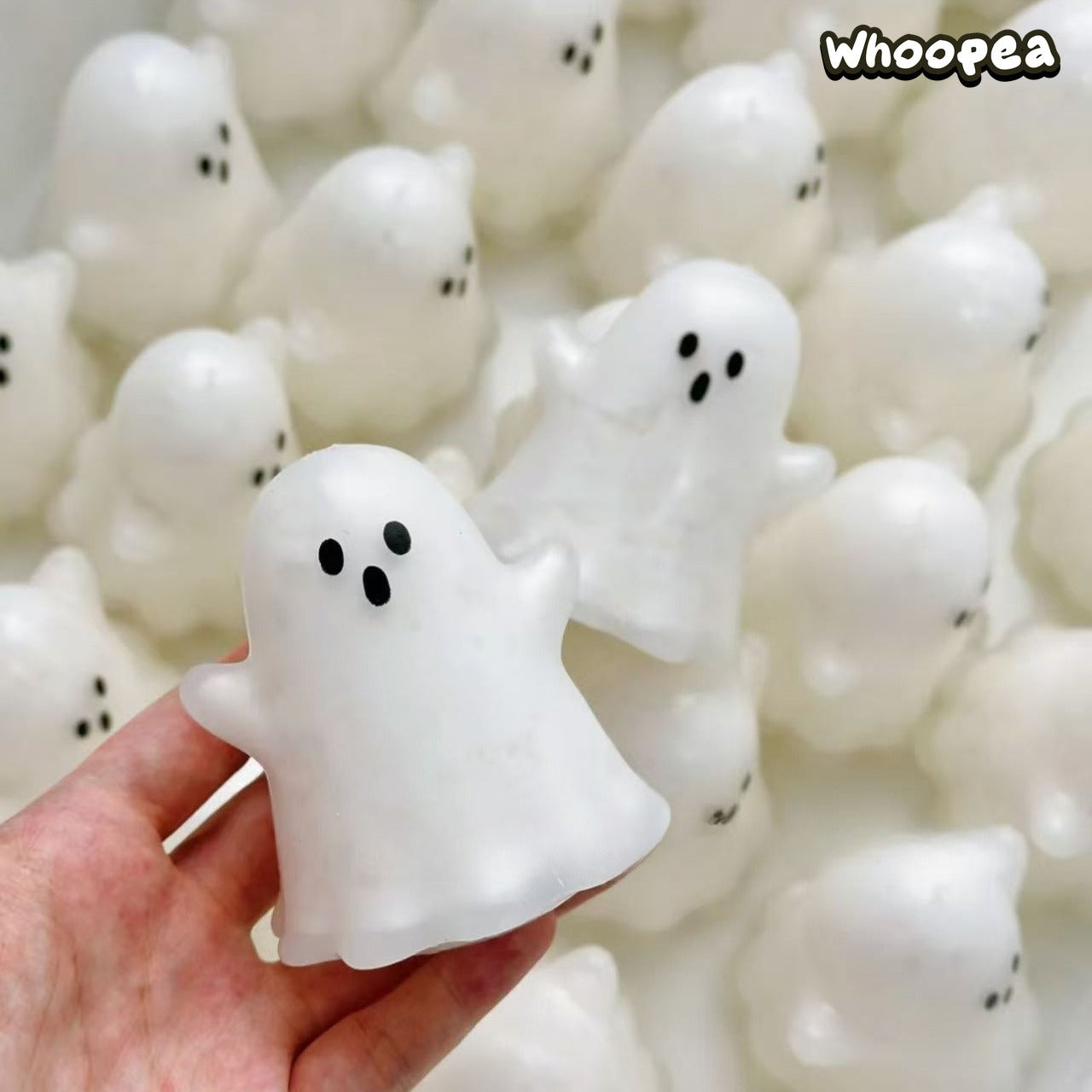 Halloween Pumpkin and Ghost Slush Crunchy Squishy - Sensory Fidget Toy