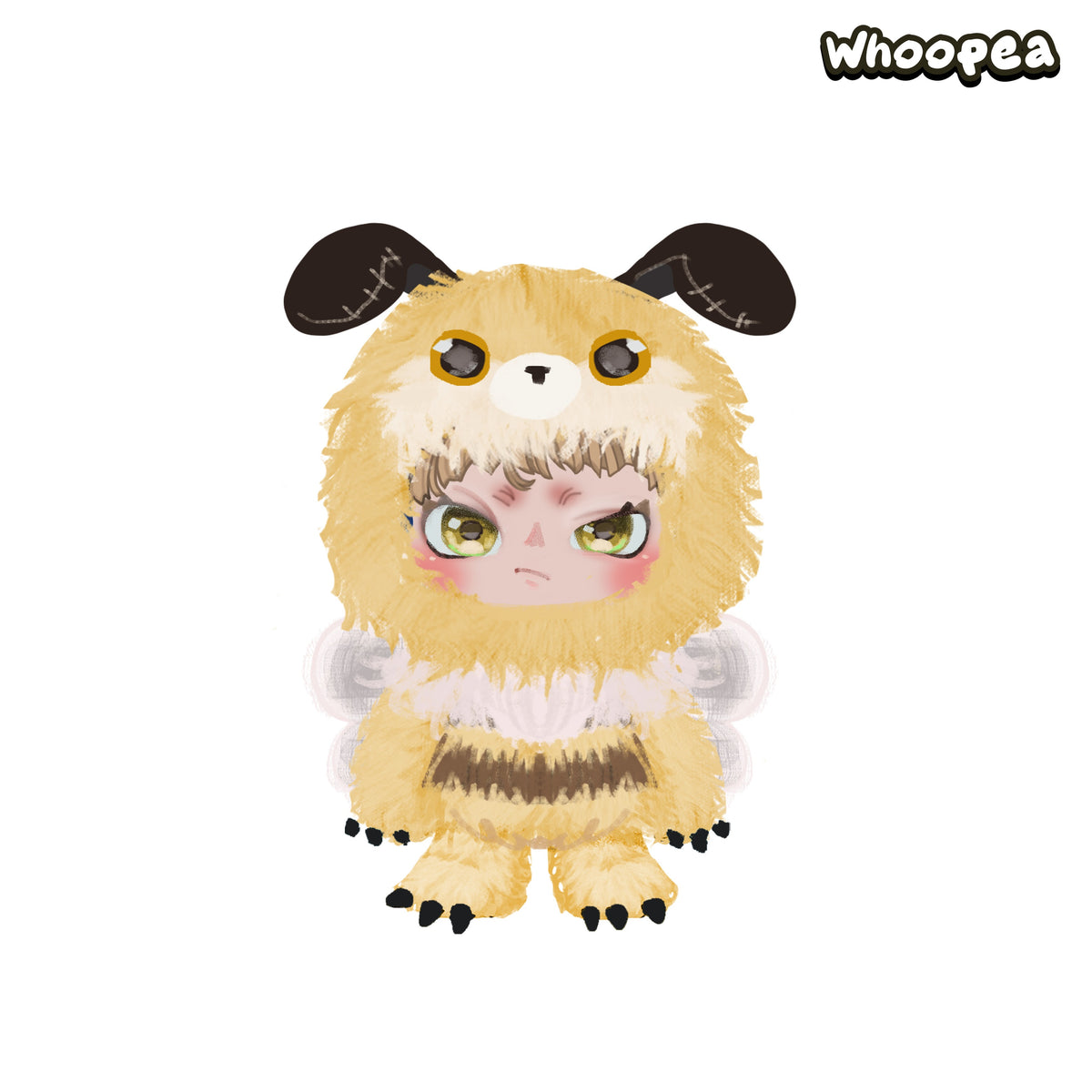 Bee Custume Vinyl Plush Pendant