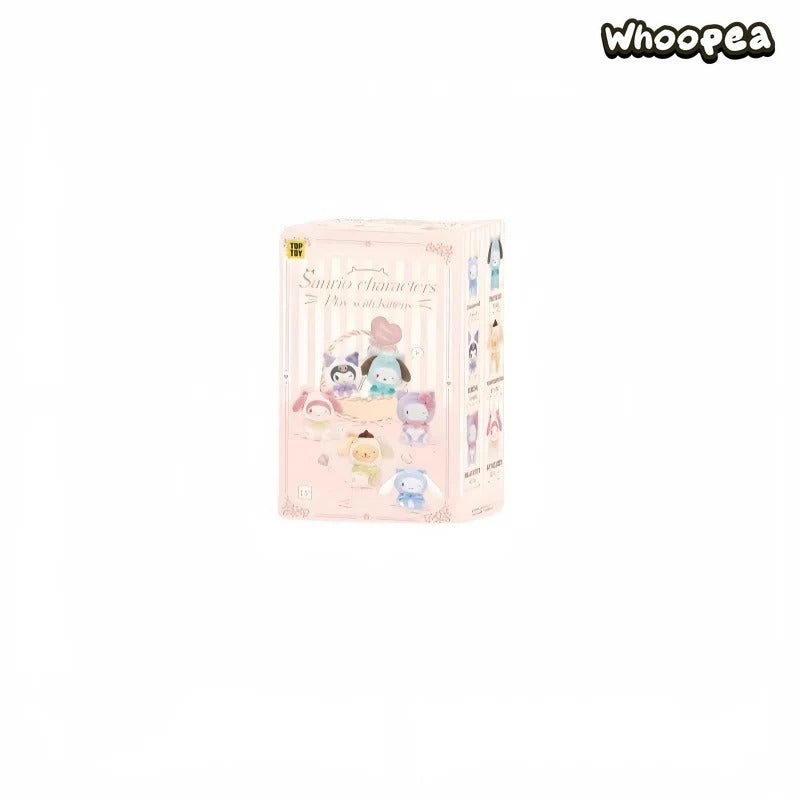 SANRI0 Characters Play With Kittens Series Plush Dolls, Blind Box