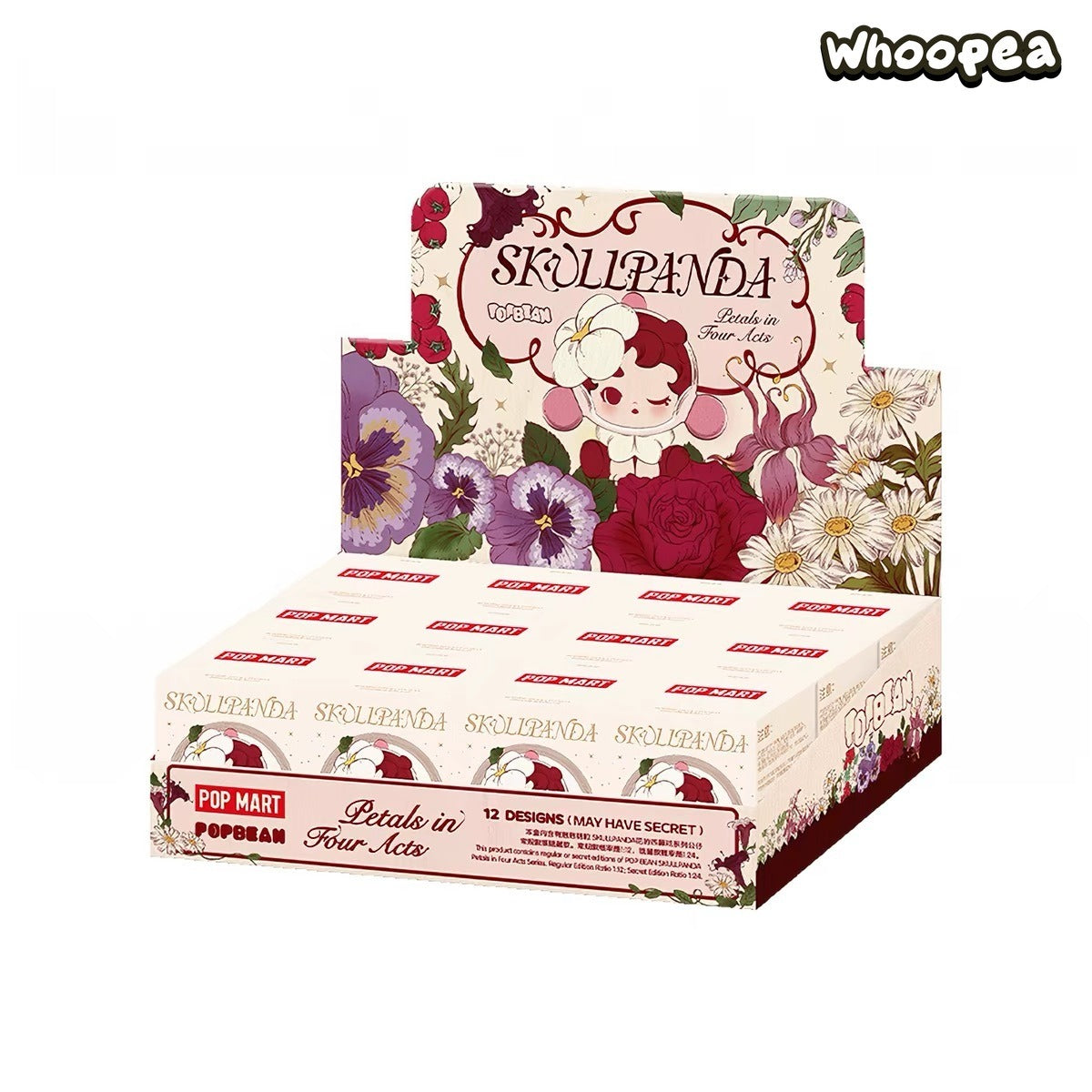 POP BEAN SKULLPANDA Petals in Four Acts Series Mini Beans Blind Box