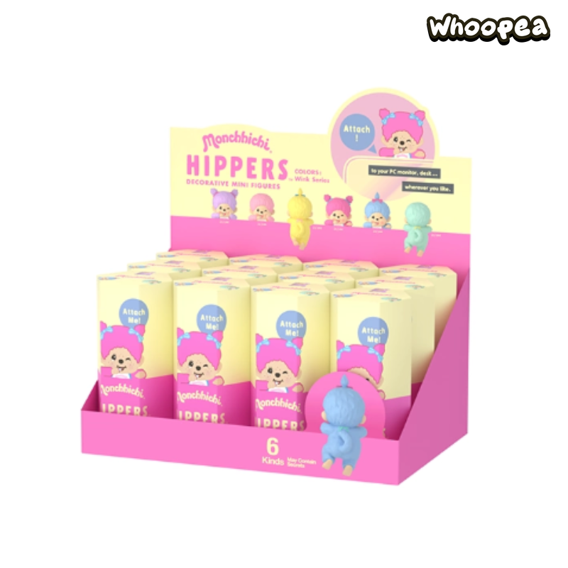 Monchhichi HIPPERS Decorative Mini Figures Colors Wink Series Blind Box