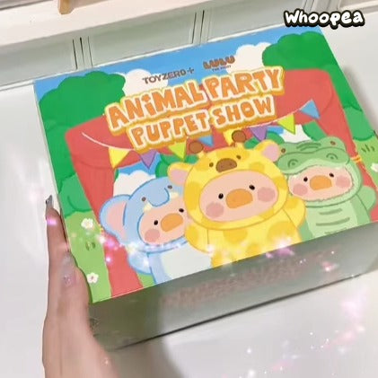 LuLu The Piggy Animal Party-Puppet Show Series Plush Pendant Blind Box