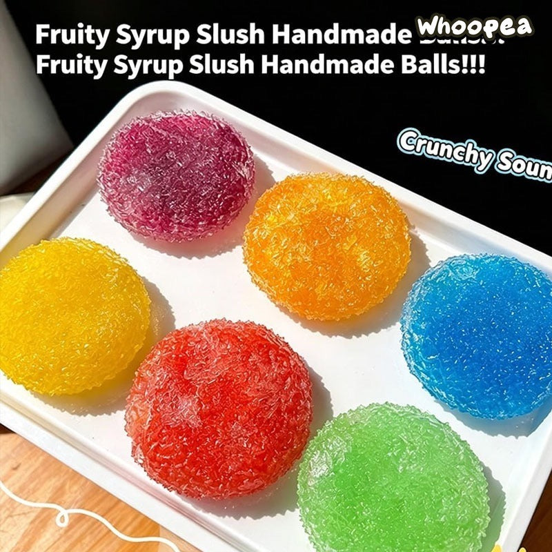 Fruit Crystal Slushy Squishy Ball (Zero bounce-back) - Sensory Fidget Toy