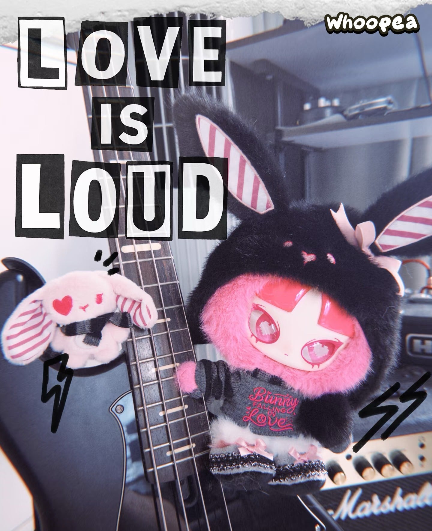 Limited INN'S 520 Bunny Falling in LOVE Plush Dolls