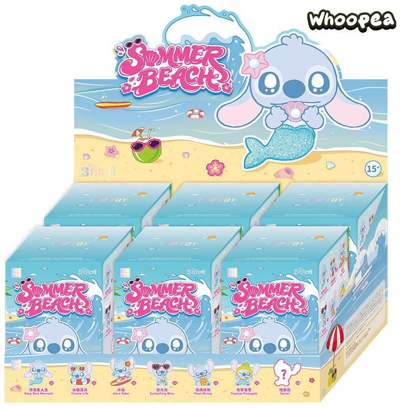 DSN Stitch Summer Beach Series Plush Pendant Blind Box