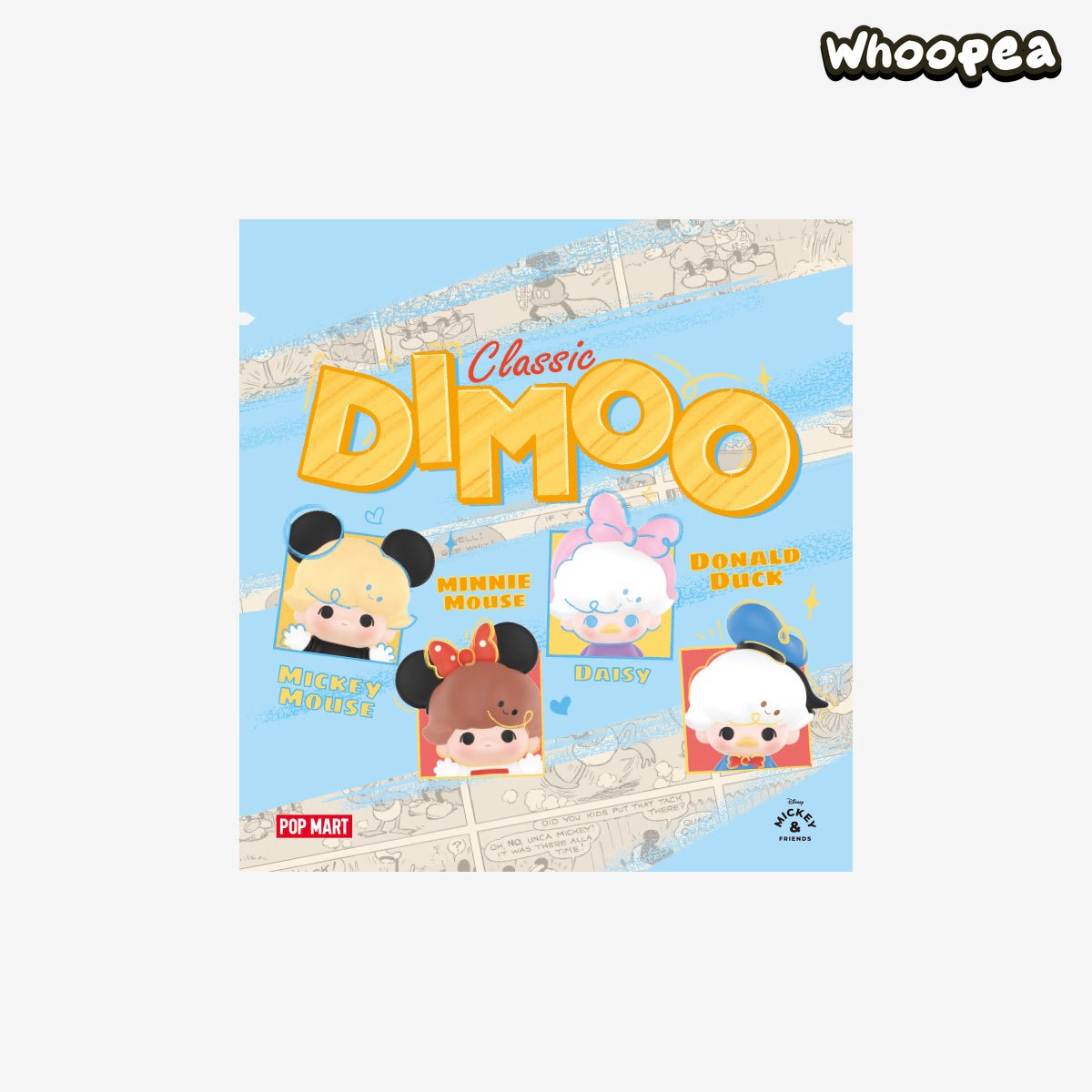 POP BEAN DIMOO WORLD × DSN Classic Series(3Pcs Per Pack)