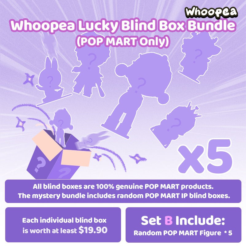 Whoopea Lucky Blind Box Bundle (POP MART Only)