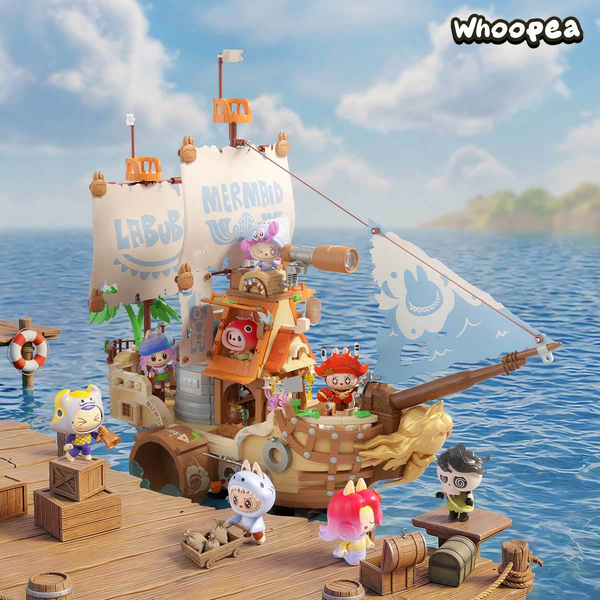 POP MART THE MONSTERS Chasing Mermaids Series Blocks – WHOOPEA