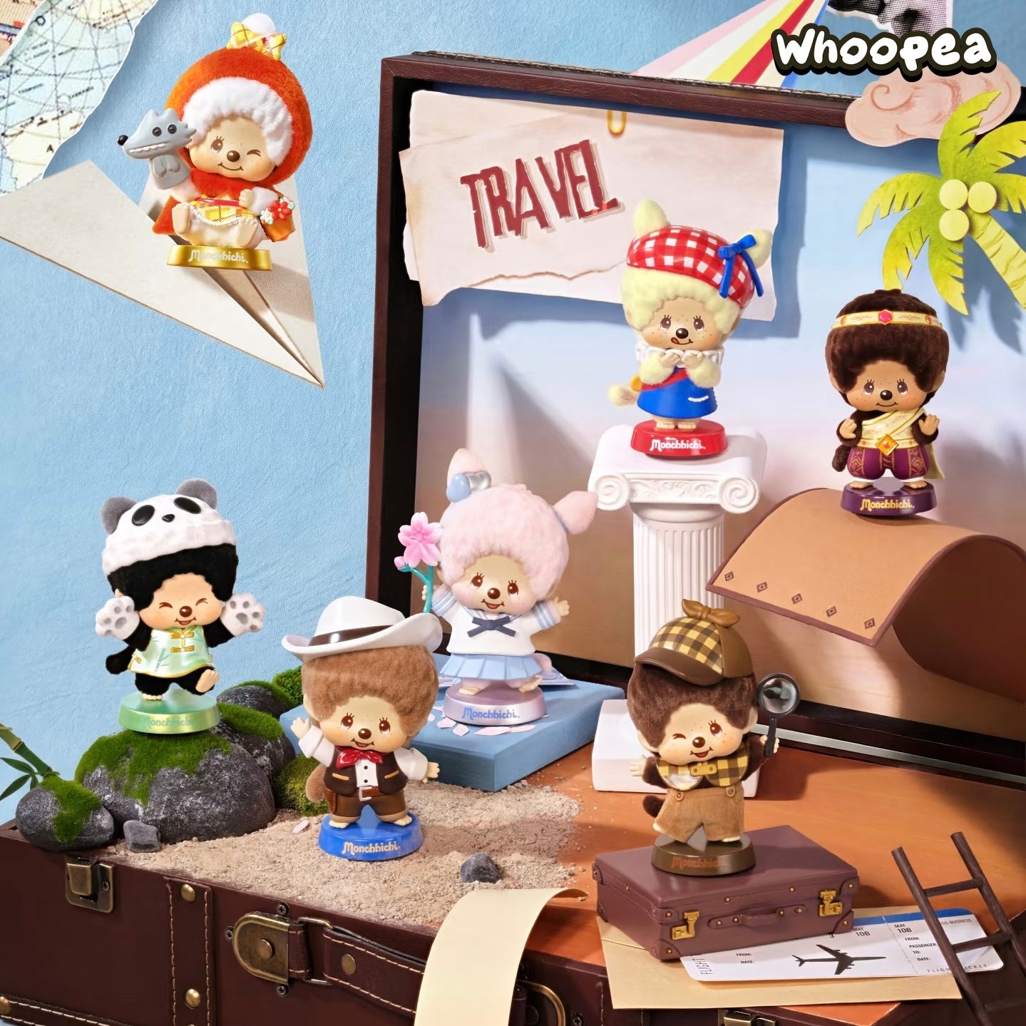 Monchhichi Global Tour Series Figure Blind Box – WHOOPEA