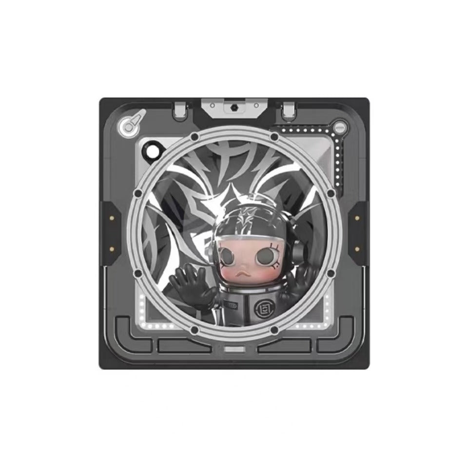 MEGA SPACE MOLLY 400% CLOT-Black Alienegra & ''IN SPACE'' 3D Painting