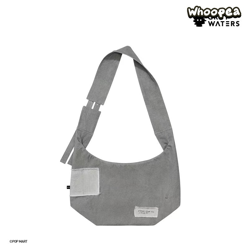 POP MART Hirono Leah Dou Airborne Messenger Patchwork Bag