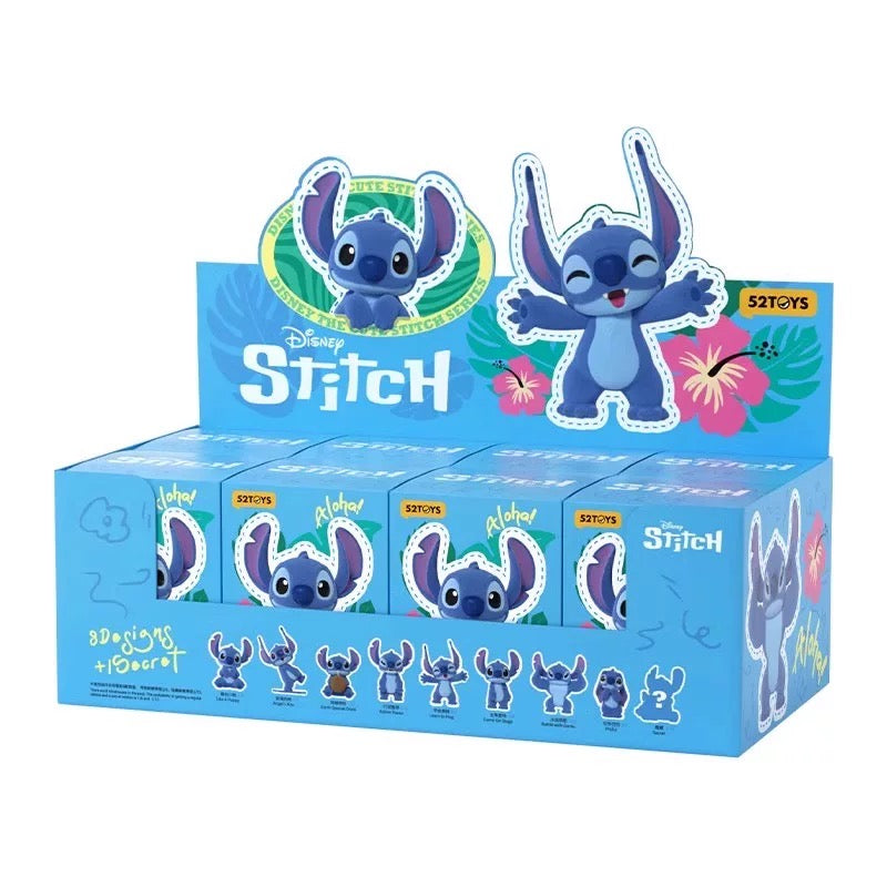 52TOYS Stitch Weird and Cute Series Fuzzy Figures, Blind Box