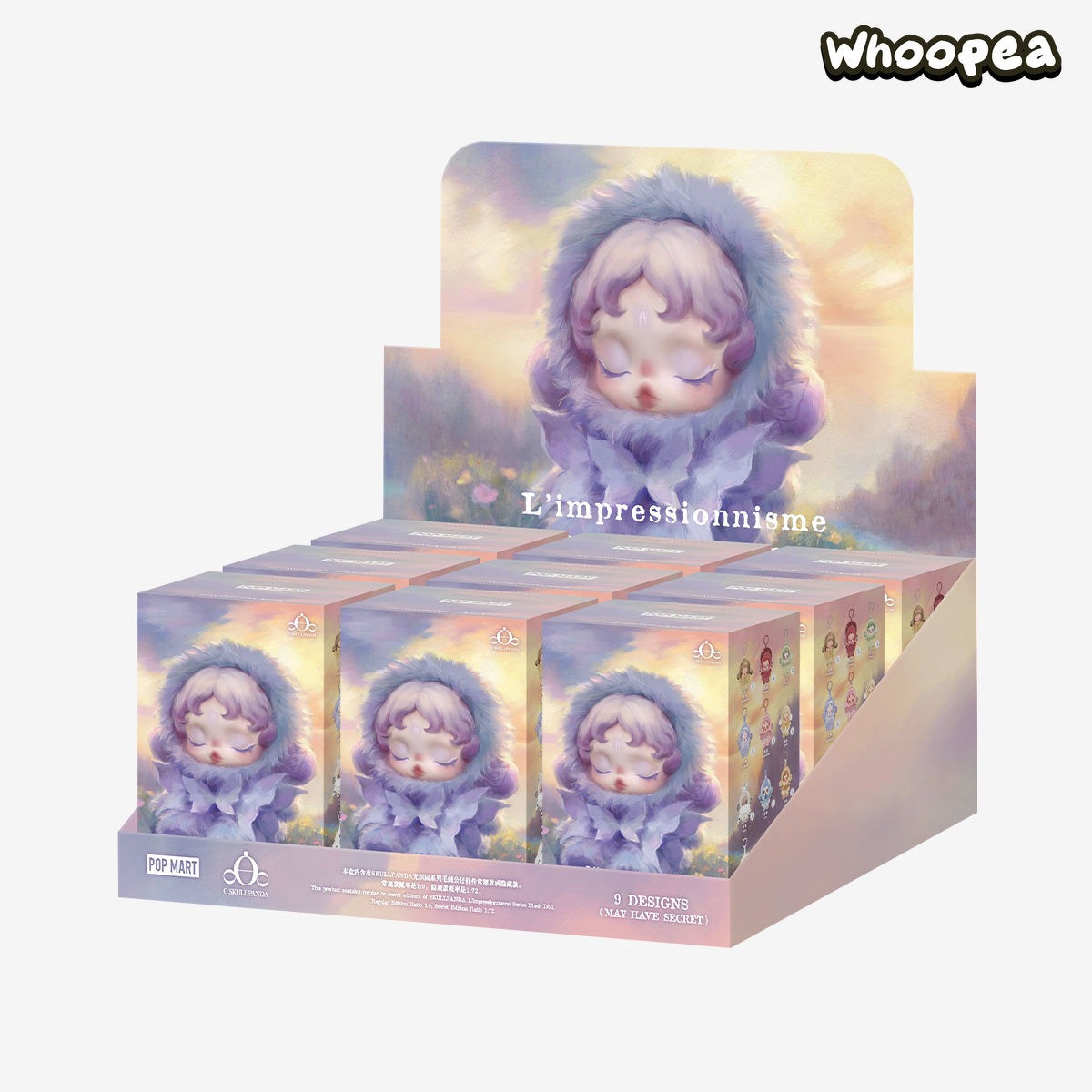 SKULLPANDA L'impressionnisme Series Plush Dolls, Blind Box