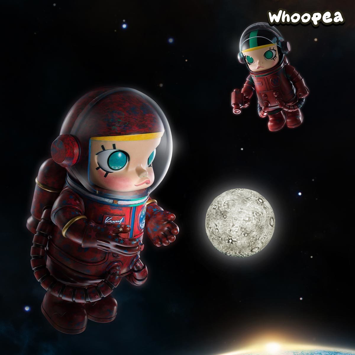 MEGA SPACE MOLLY 400% Hello Moon Figure (PRE-ORDER)