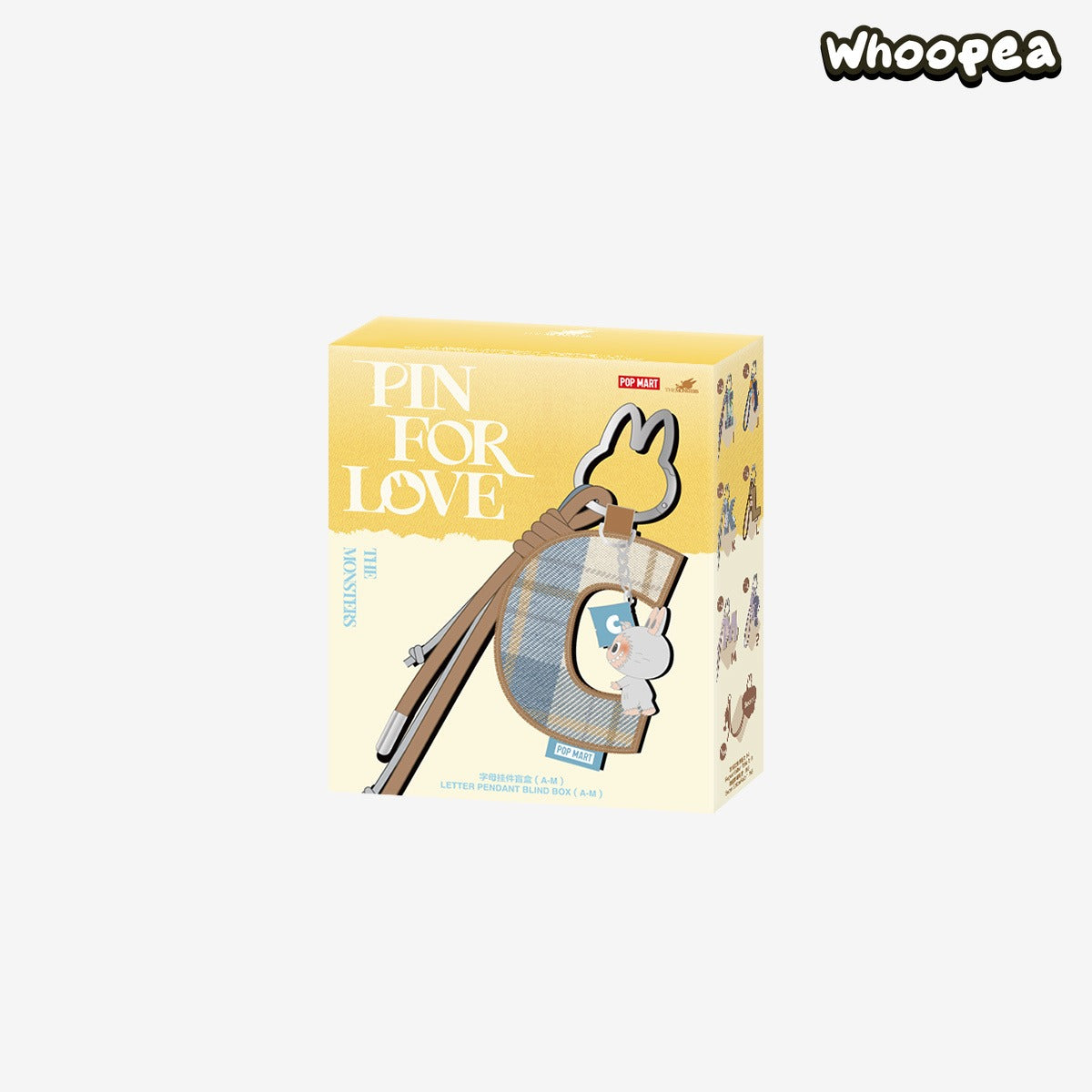 THE MONSTERS Pin for Love Series- Letter Pendant Blind Box (A-M) (PRE-ORDER)