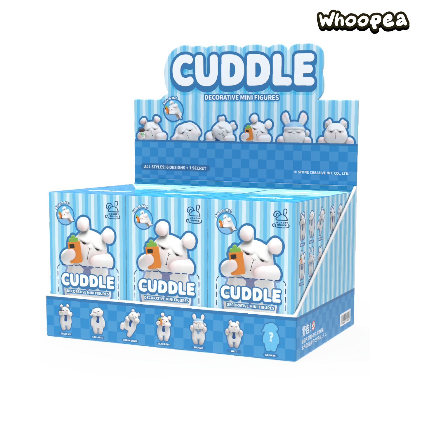 Monday Bruce Cuddle Series Mini Figure Blind Box