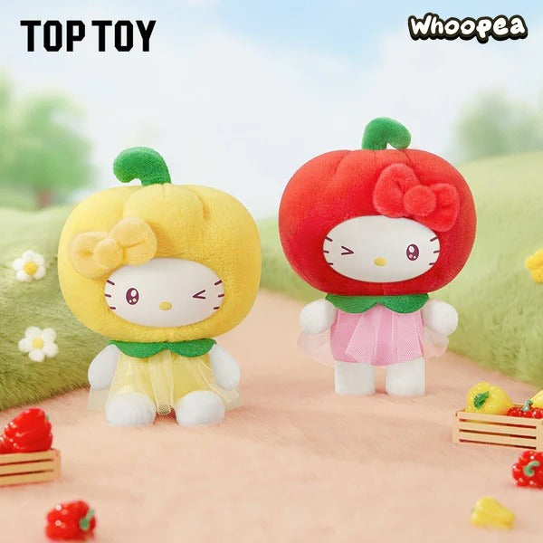 3個セット ネゴラ さくらんぼ メロン おすわりネゴラ ストロベリーアイス SANRI0 Characters Fruit and Vegetable Series Vinyl Keychain