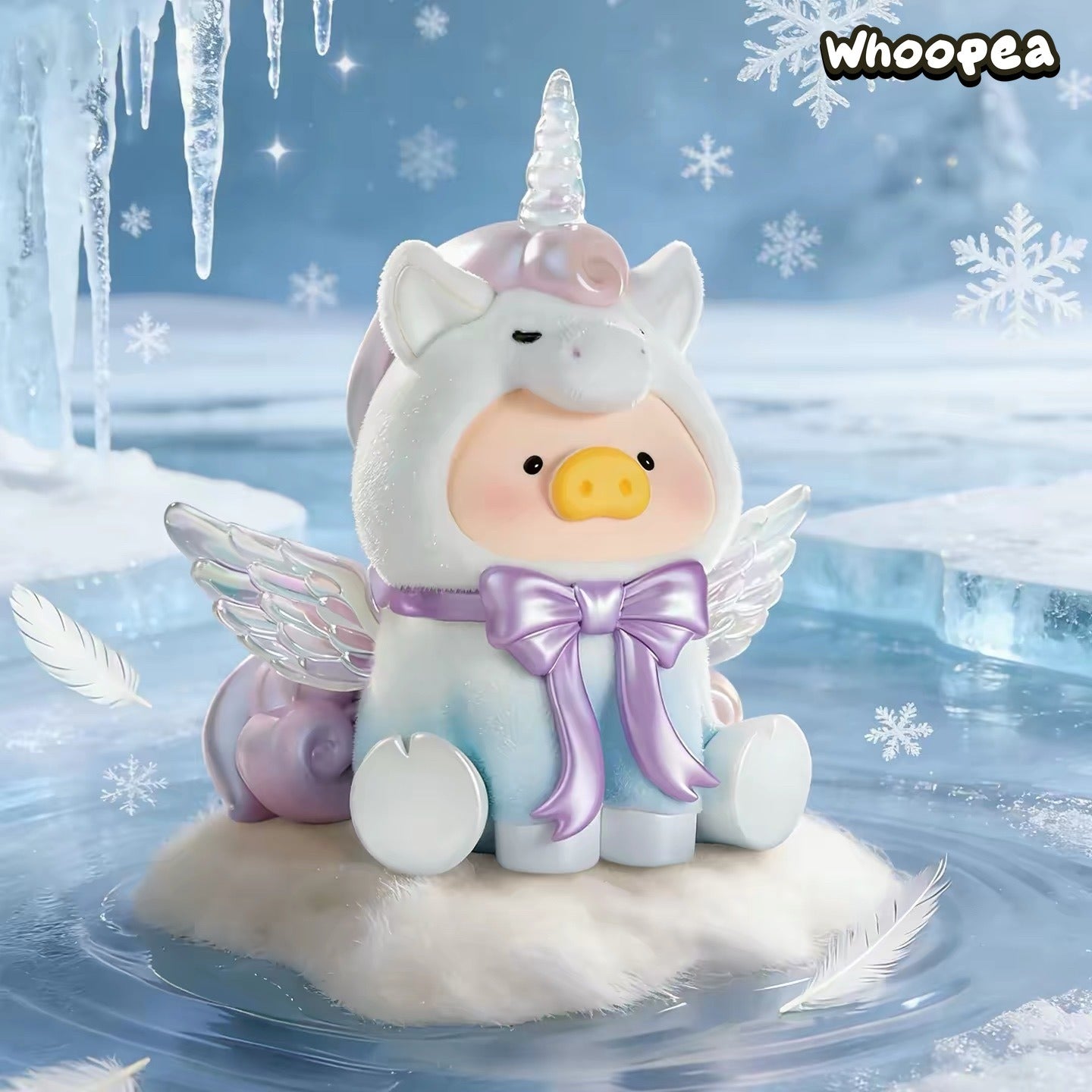 Lulu The Pig Unicorn Lulu Series Figure Hanging Card